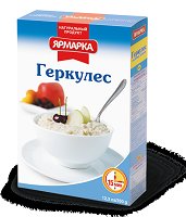 Хлопья Ярмарка овсяные Геркулес 350г (Я32)